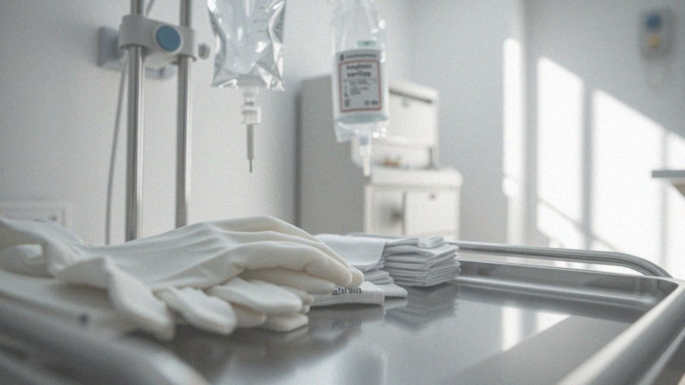 Co obejmują usługi pielęgniarskie związane z podłączeniem kroplówki?