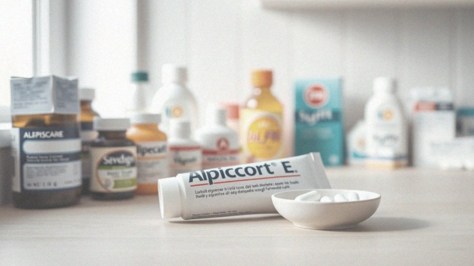 Jakie interakcje z innymi lekami mogą wystąpić przy użyciu Alpicort E?