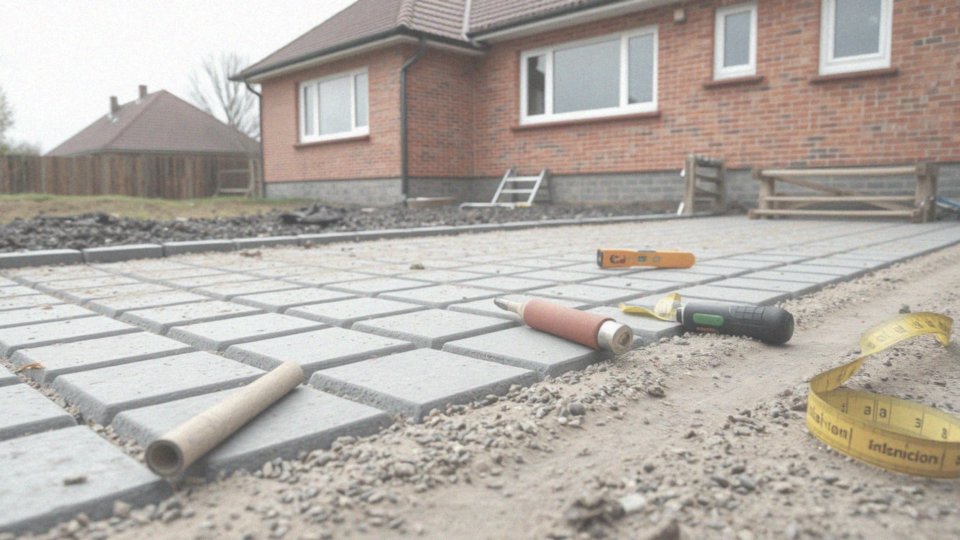 Jakie warunki muszą być spełnione podczas układania kostki brukowej?