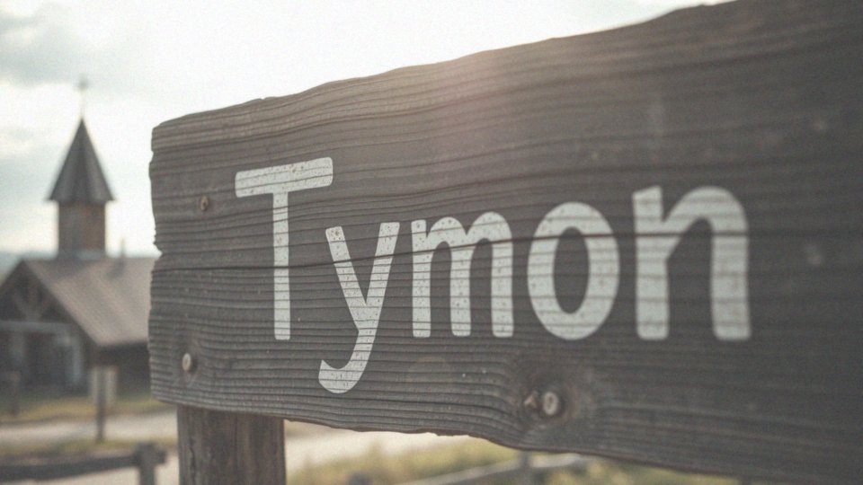 Tymon – popularność imienia i jego znaczenie w Polsce